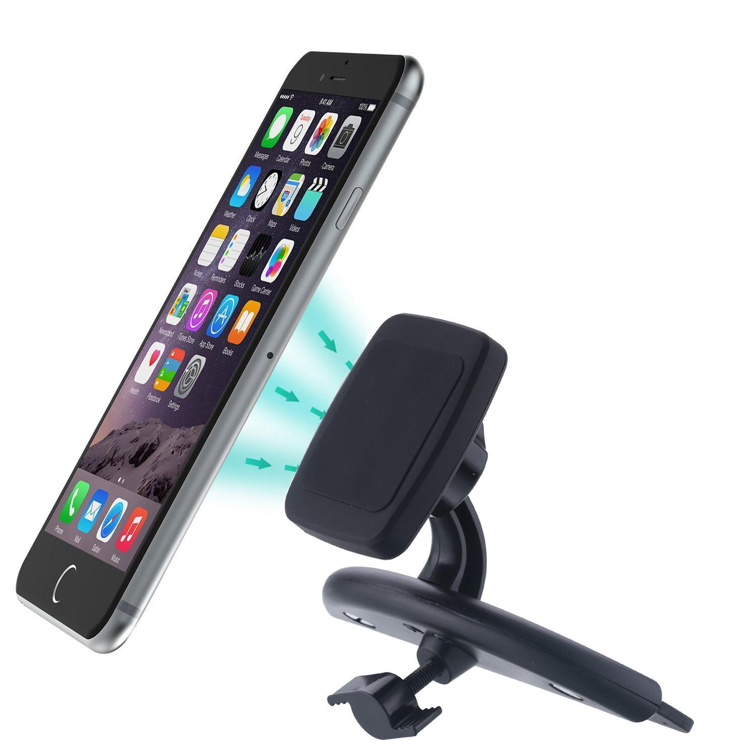 OEM 360 Rotating Universal Smart Air Vent Cell Phone Cradle Cd Slot Car Mount 