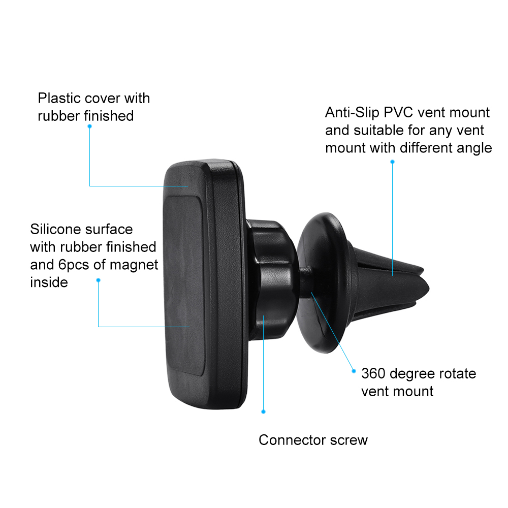 Strong Magnets Holder Universal Magnetic Air Vent Phone Car Mount